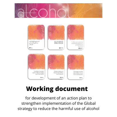 Working document towards an action plan on alcohol