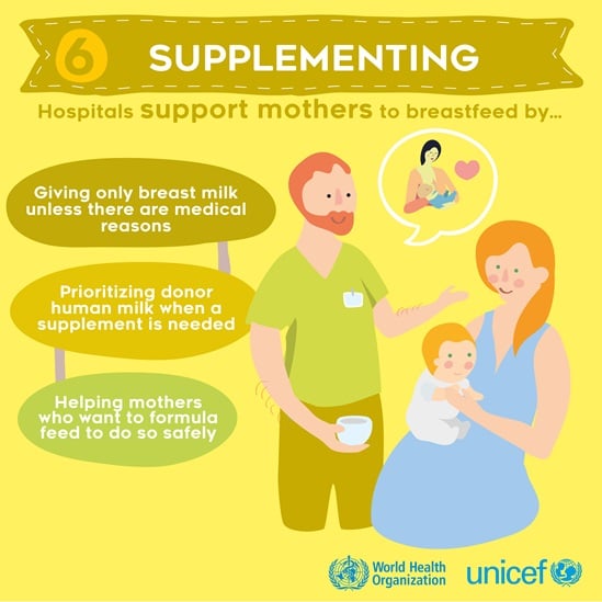 BFHI steps 6 - Supplementing
