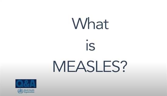 Question and answer on measles video thumbnail