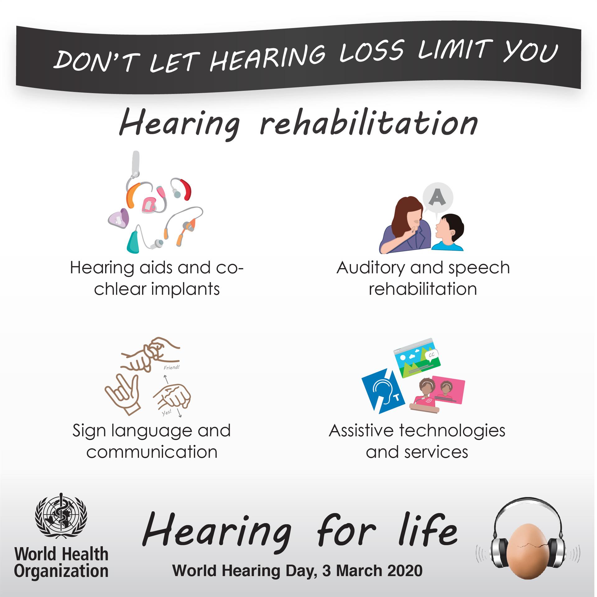World Hearing Day 2020: Hearing rehabilitation